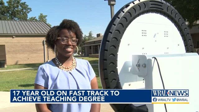 17-year-old on fast track to achieve teaching degree 