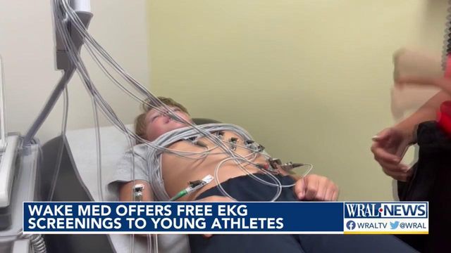 Wake Med offeres free EKG screening to young athletes 