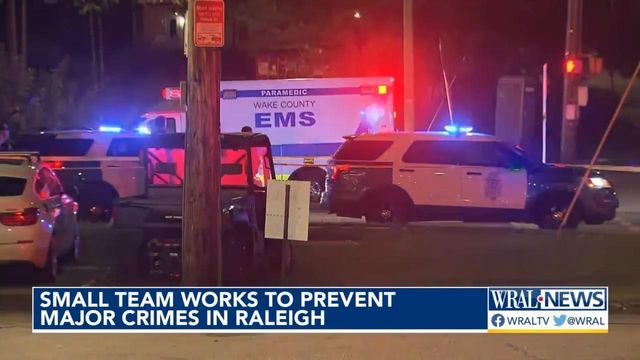 Small team works to prevent major crimes in Raleigh 