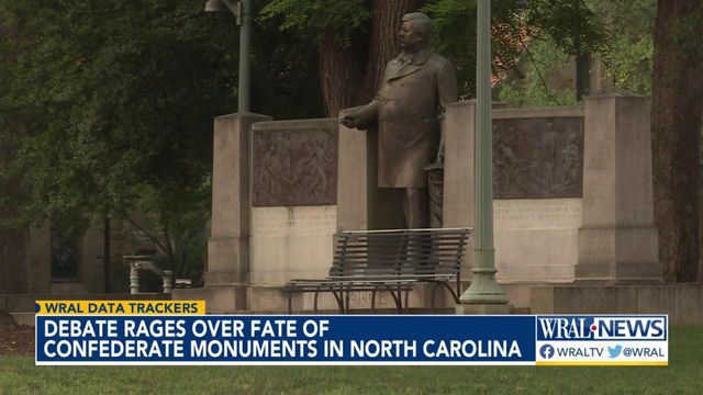 Debate rages over fate of Confederate monuments in North Carolina