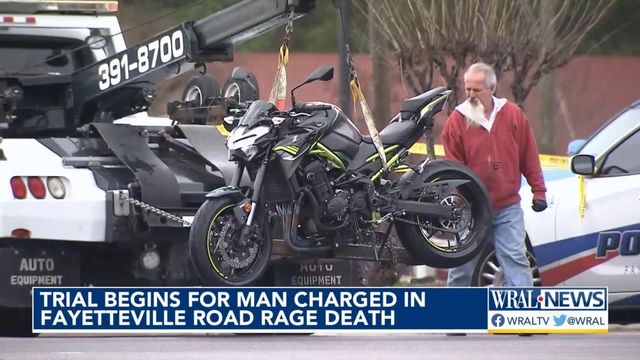 Trial begins for man charged in Fayetteville road rage death 