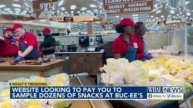 You can get paid to sample dozens of snacks at Buc-ee's