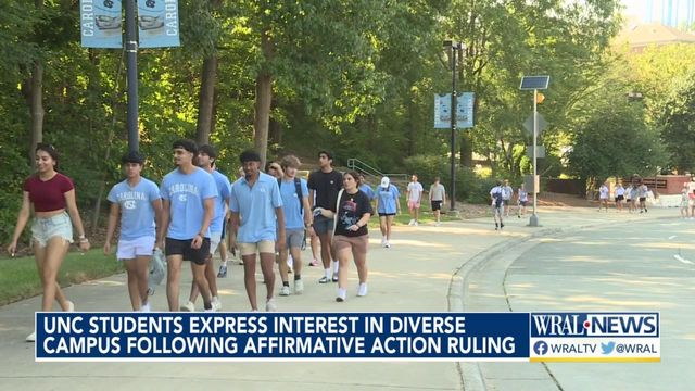 UNC students express interest in diverse campus following affirmative action ruling