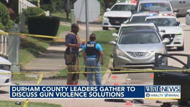 Durham County leaders gather to discuss gun violence solutions