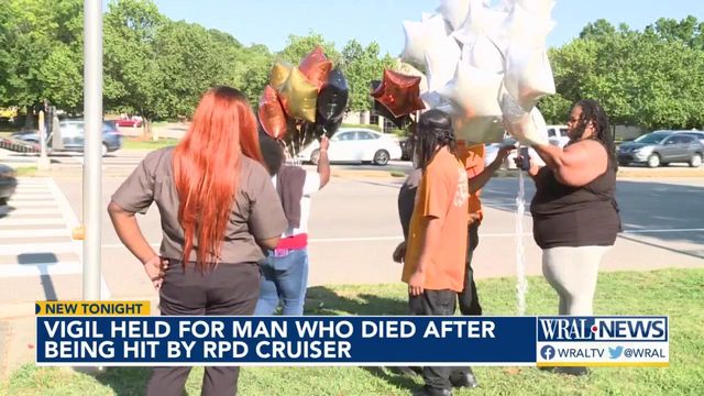Vigil held for man who died after being hit by RPD cruiser