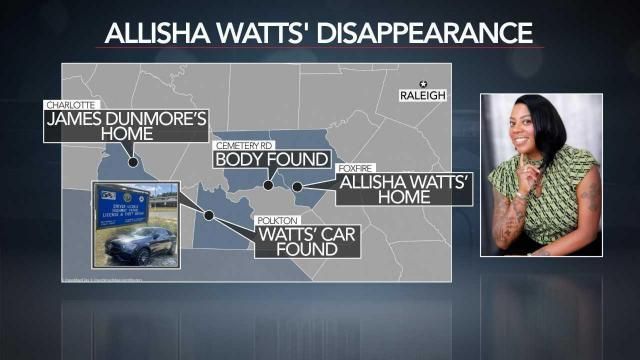 Allisha Watts' disappearance: Key locations