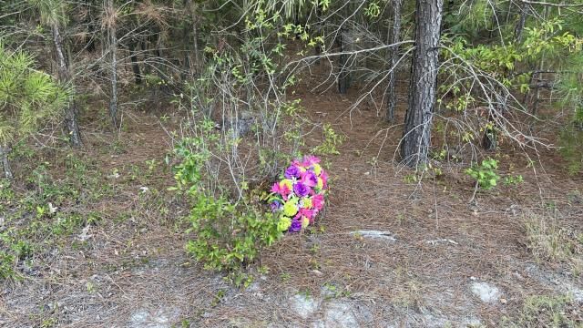 Bouquet of flowers found where Allisha Watts' body was found