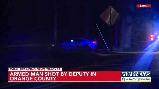 Armed man shot by Deputy in Orange County 