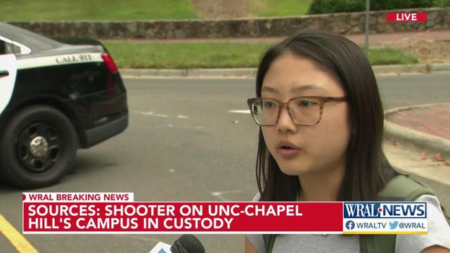 Students shaken from on-campus shooting at UNC