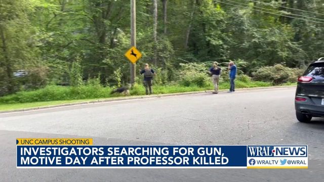 Investigators searching for gun, motive day after UNC professor is killed