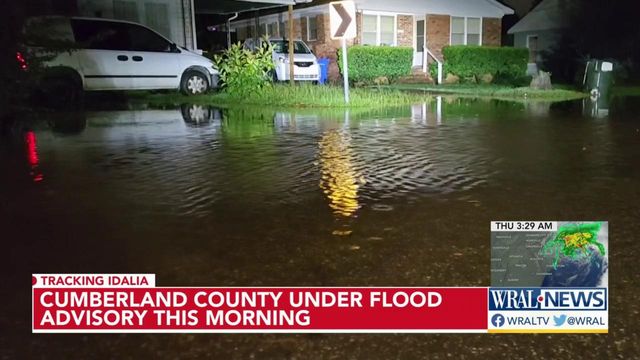 Flooding impacts homes, park in downtown Fayetteville