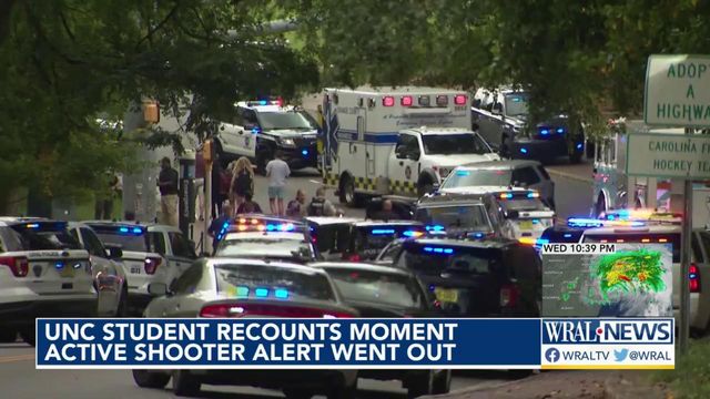 UNC student recounts moment active shooter alert went out