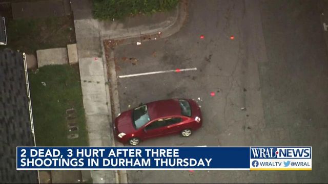 2 people dead, 3 other hurt after Thursday shootings in Durham