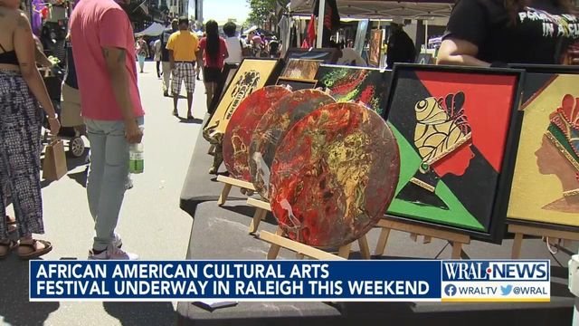 African American cultural arts festival underway in Raleigh this weekend 