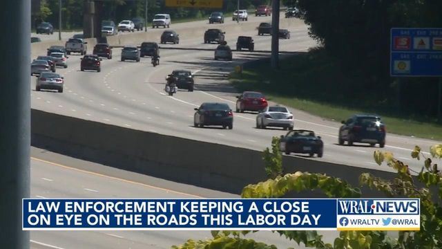 Law enforcement keeping a close eye on the roads this labor day  