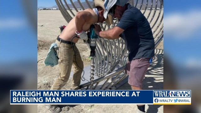 Raleigh man shares experience at Burning Man 