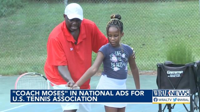 'Coach Moses' in national ads for US Tennis Association 