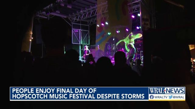People enjoy final day of Hopscotch Music Festival despite storms