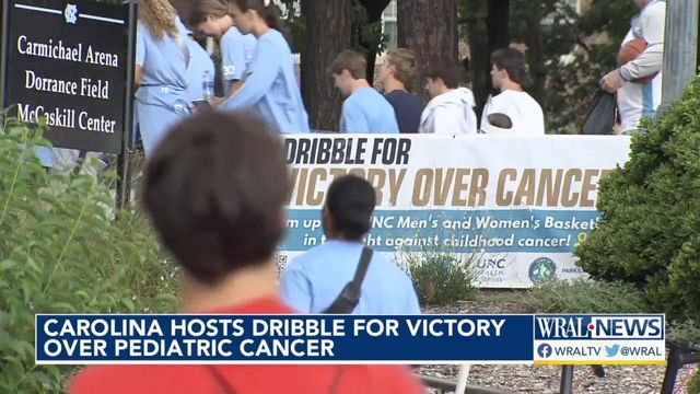 UNC hosts Dribble for Victory over pediatric cancer