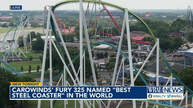 Carowinds' Fury 325 named "Best Steel Coaster" in the world