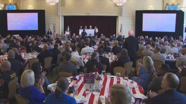 First responders celebrated with annual free breakfast