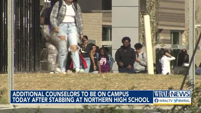 Counselors help students afraid to return to school after stabbing at Durham school