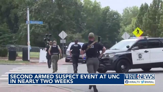 Second armed suspect event at UNC in nearly two weeks 