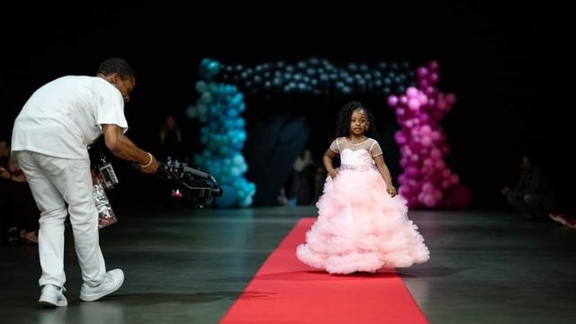  4-year-old Aubree Hill models in NY fashion show  