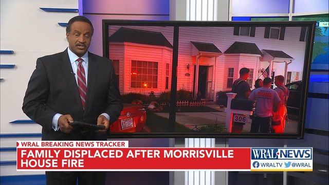 Family displaced after Morrisville house fire  