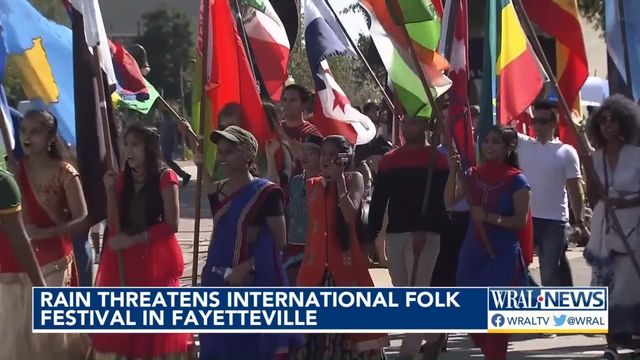 Rain threatens International Folk Festival in Fayetteville  