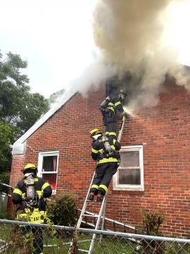 Crews battle major house fire in eastern NC during Tropical Storm Ophelia