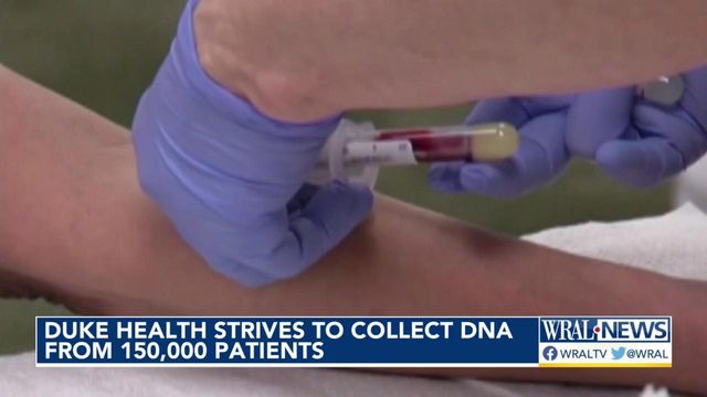 Duke Health strives to collect DNA from 150,000 patients as part of project