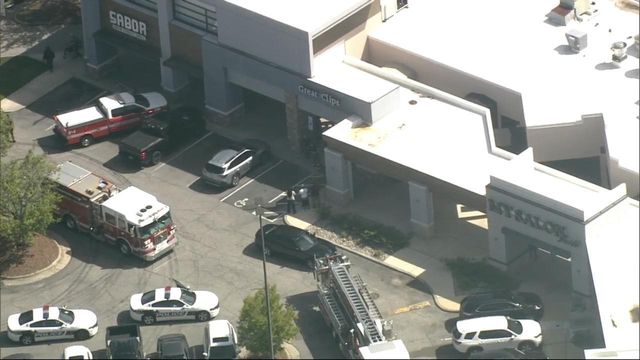 Sky 5: Car plows into Great Clips in Durham