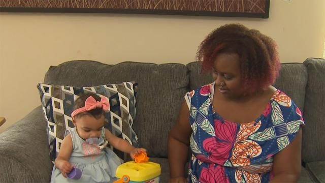 At 40 years old, Durham mom Crystal Leftdwrige decided she wanted one more child, in addition to her 14-year-old boy.