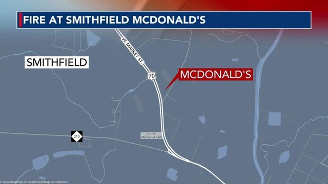 Smithfield Fire Department investigating early morning fire at McDonald's