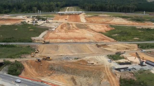 The state is getting closer to closing the Interstate 540 loop around Raleigh.