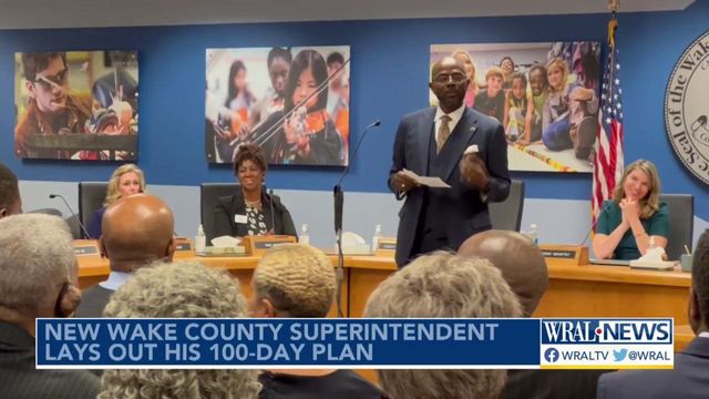 New Wake County superintendent lays out his 100-day plan 