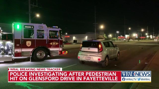 Fayetteville police investigating crash involving pedestrian on Glensford Drive
