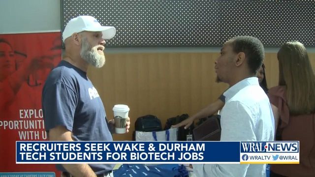 Recruiters seek Wake & Durham Tech students for Biotech jobs