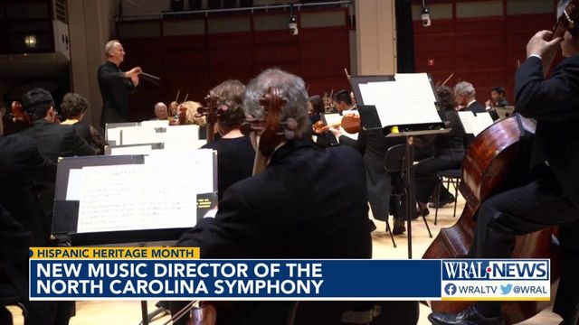 Hispanic Heritage month: New music director of the North Carolina Symphony 