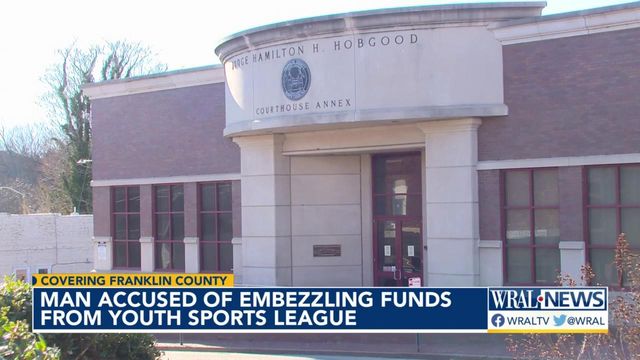 Man accused of embezzling funds from youth sports league  