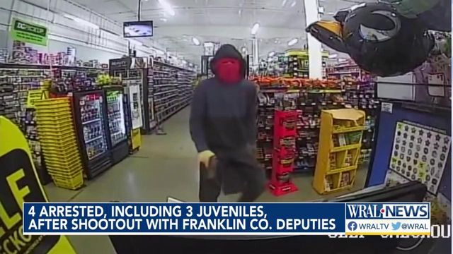 Man, 3 juveniles arrested after shootout with Franklin Co. deputies, string of robberies