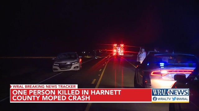 One person killed in Harnett County moped crash 