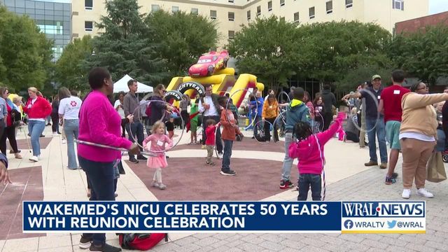 WakeMed's NICU celebrates 50-year anniversary with reunion event