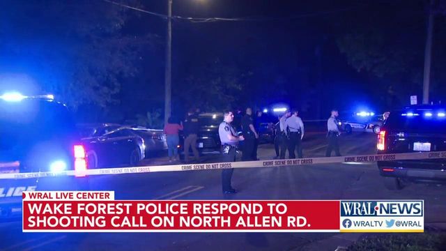 Wake Forest police respond to shooting call on North Allen Road