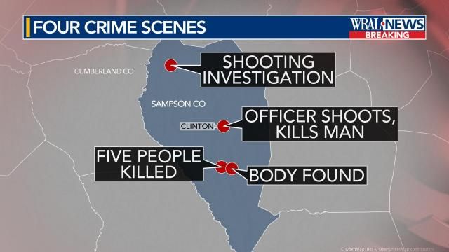 4 crime scenes, 7 deaths across Sampson County