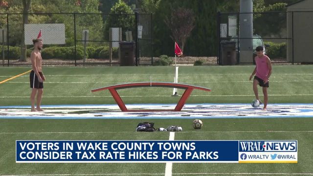 Voters in Wake County towns consider tax rate hikes for parks