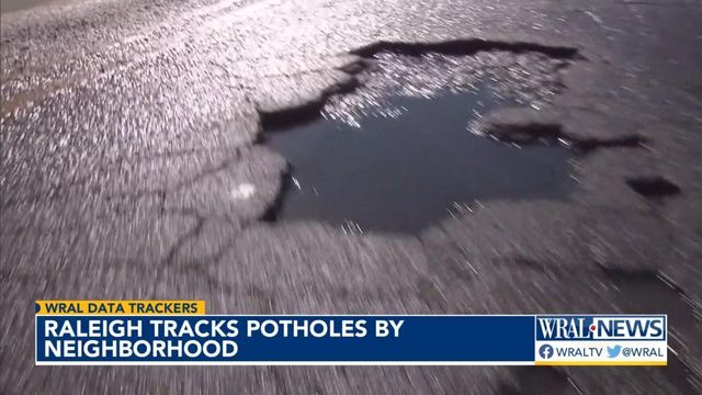 Raleigh tracks potholes by neighborhood