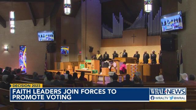 Faith leaders join forces to promote voting