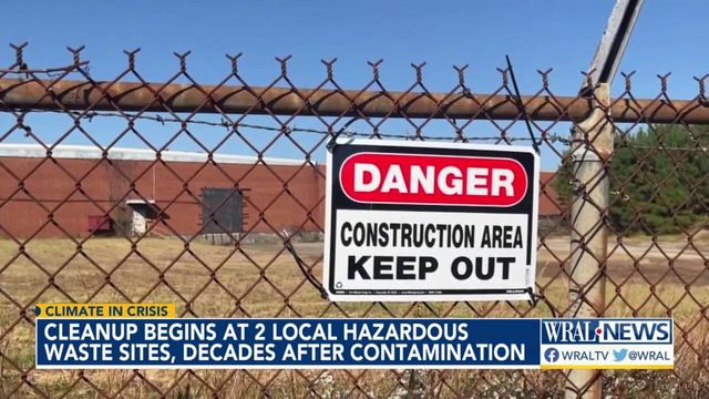 Cleanup begins at 2 hazardous waste sites, decades after contamination